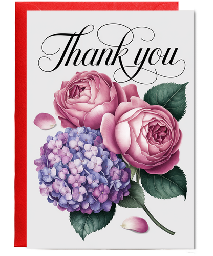 Thank You - Rose and Hydrangea Design