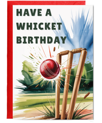 have a wicked birthday Fun Cricket