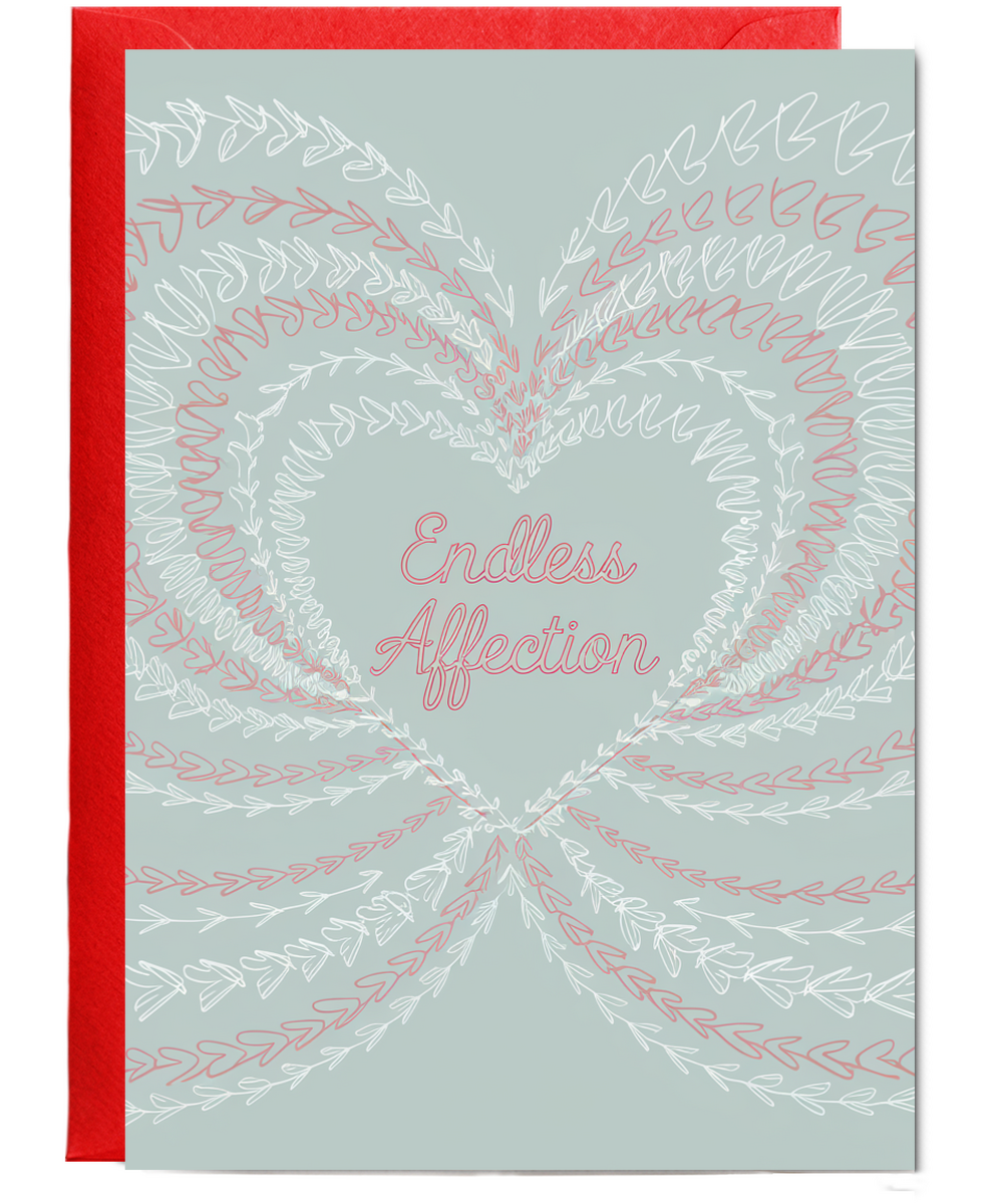 Anniversary Card for husband wife Endless Affection