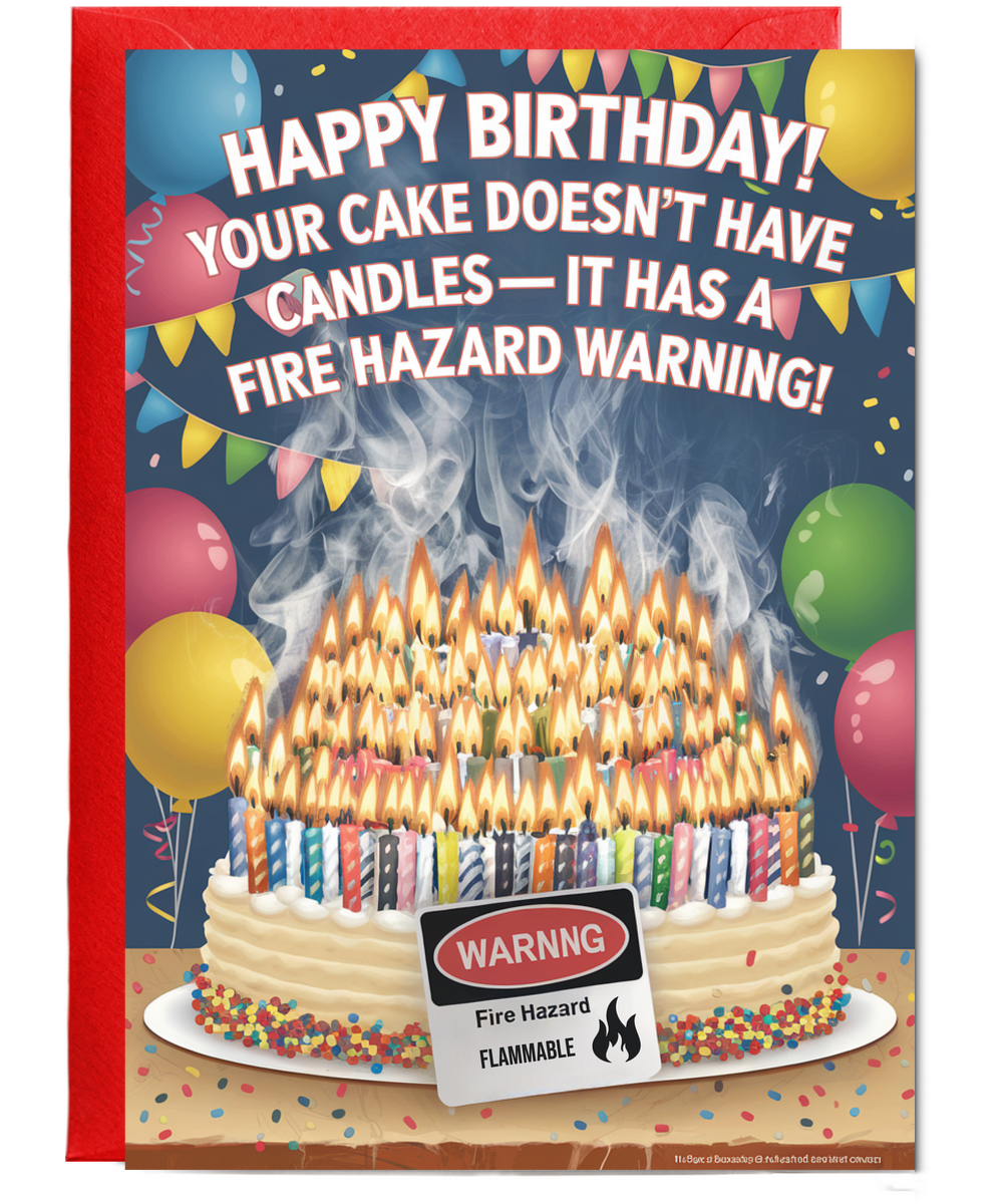 Your cake doesn’t have candles