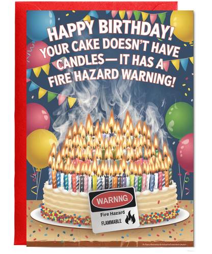 Your cake doesn’t have candles
