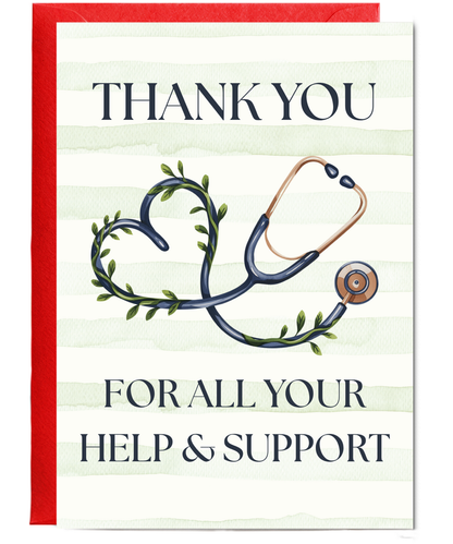 thank you for all your help and support stethoscope