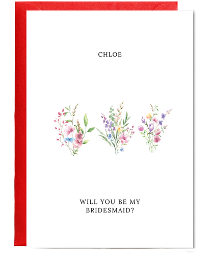 Perso will you be my bridesmaid