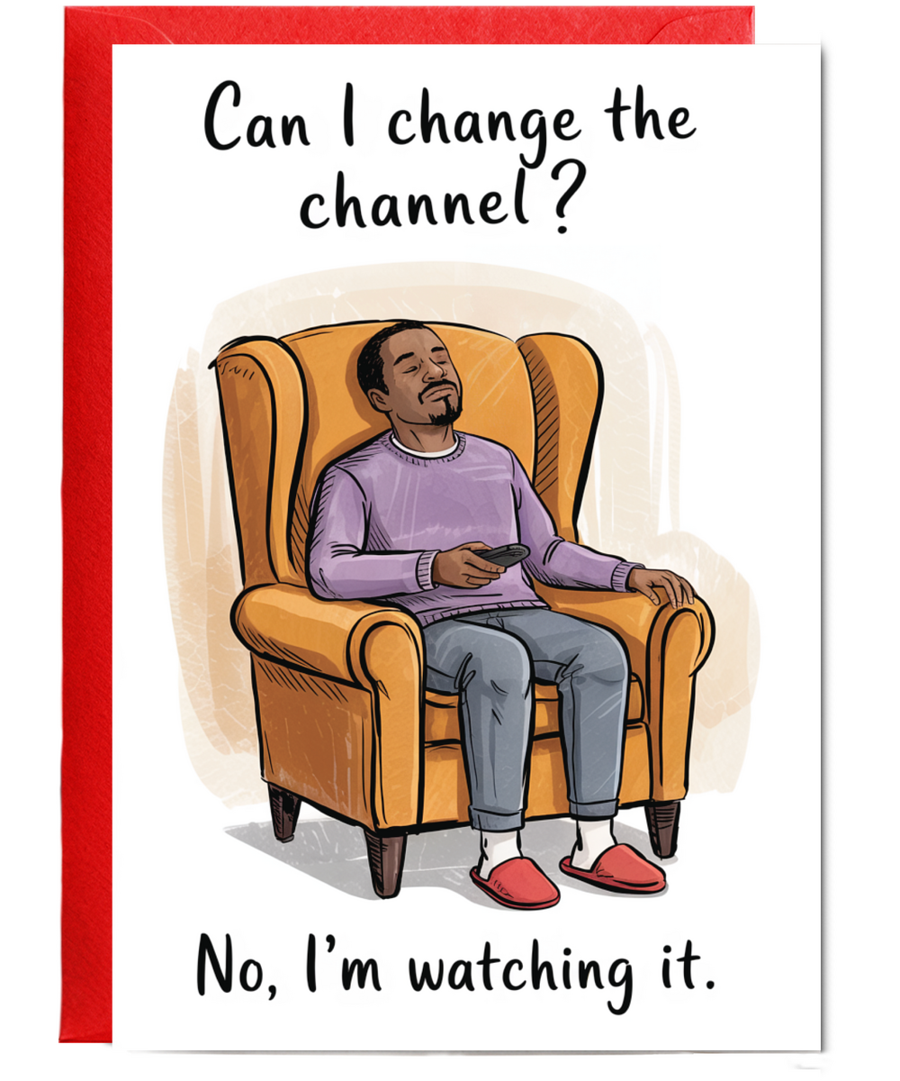 father's day card can I change the channel