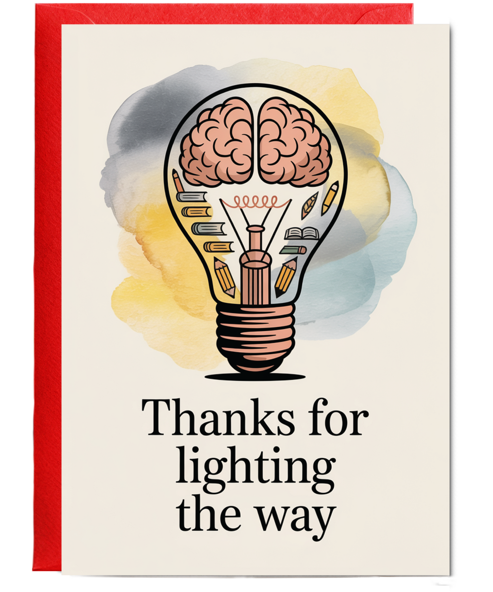 Thank you for always lighting the way lightbulb
