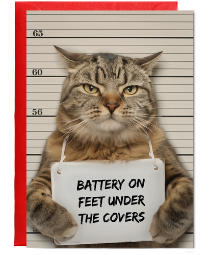 Battery on feet under the covers