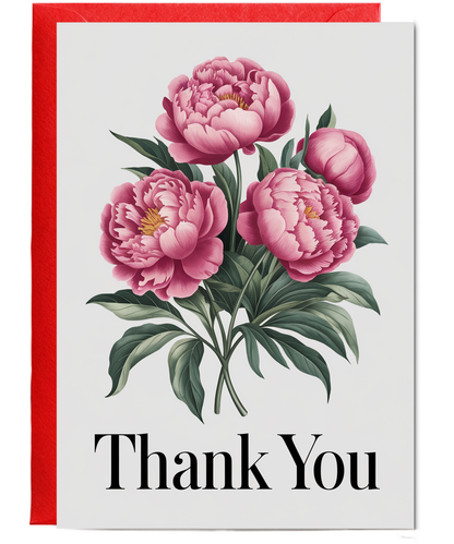 Thank You - Pink Peony Bouquet