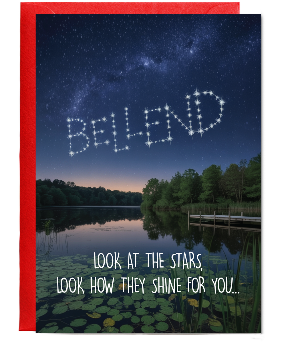 Look at the stars bellend