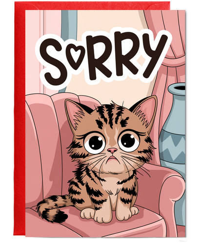 Sorry - Cat with Sad Eyes