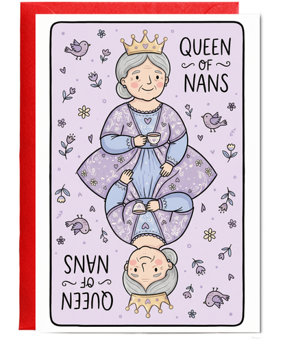 Queen of nans mother's day Happy Birthday