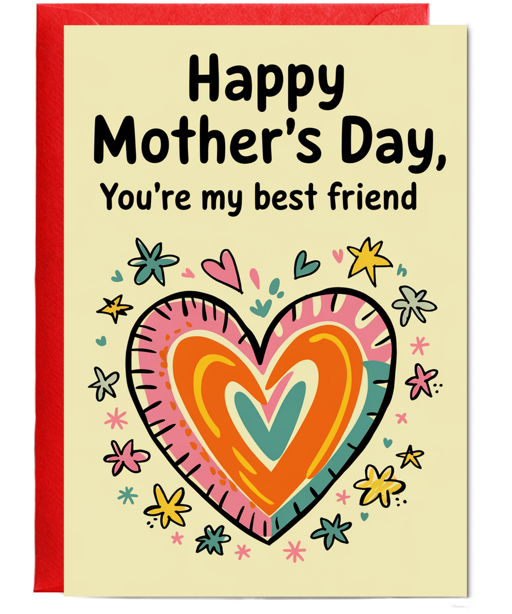 Mothers Day Card You're My Best Friend