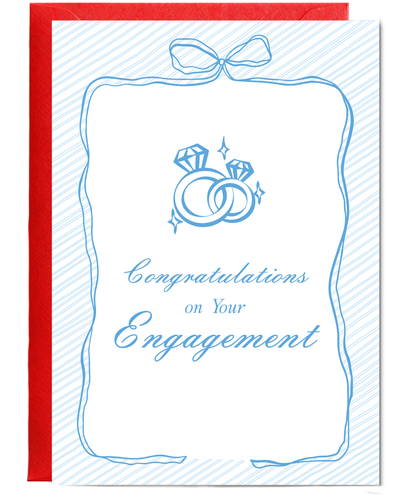 Congratulations on Your Engagement Coquette Style