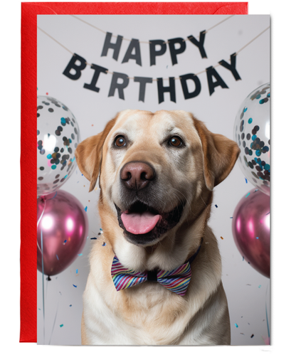 Golden Labdrador Happy birthday