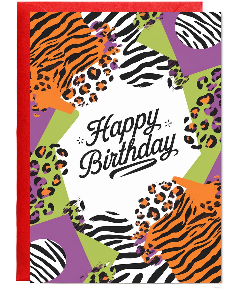 Abstract Animal Prints in Bright Colors