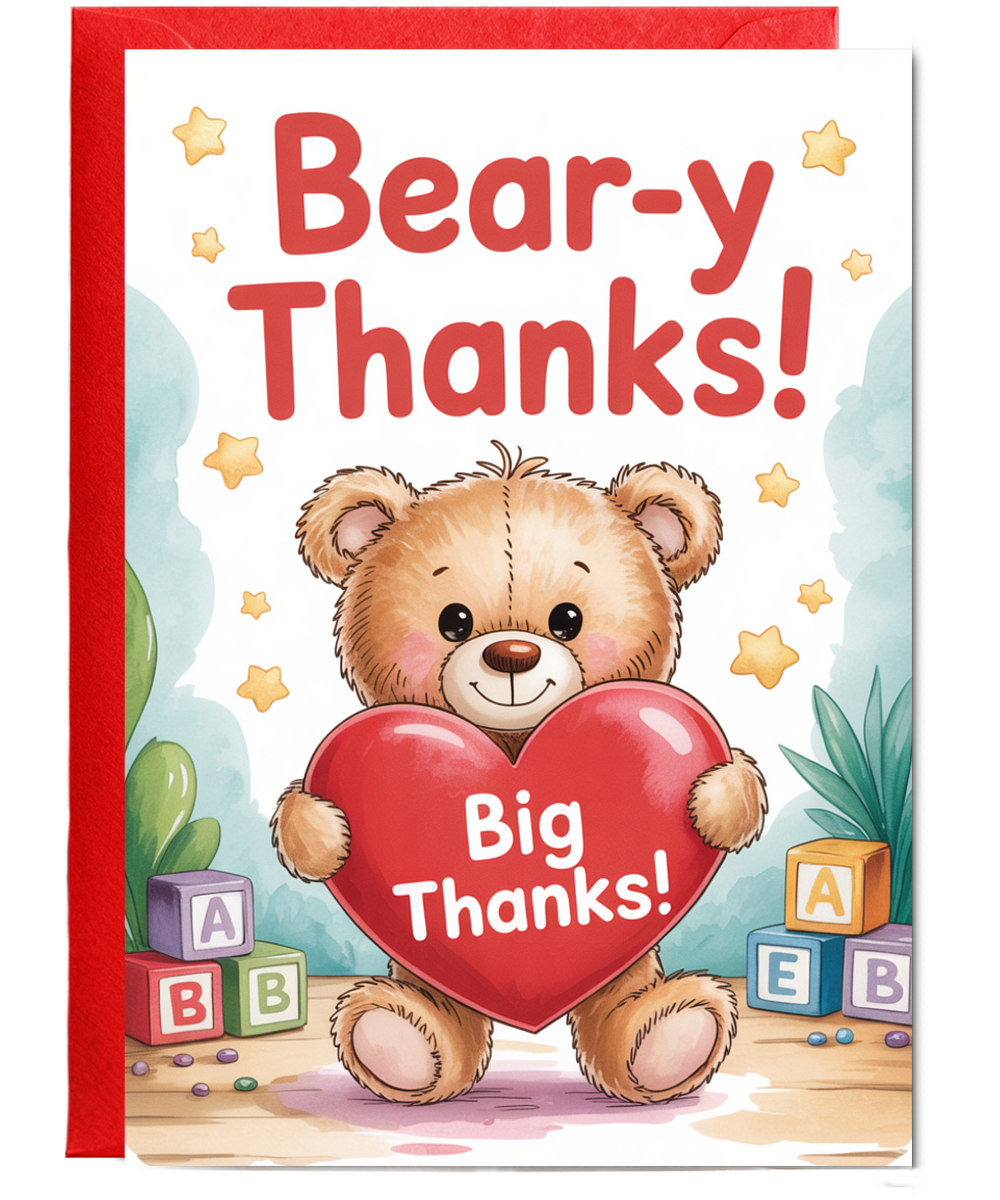 Nursery teacher Beary big hug