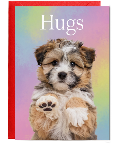 Hugs - Puppy Giving a Hug