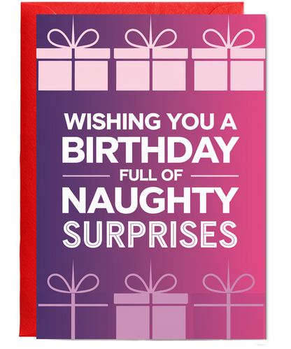 Wishing You a Birthday Full of Naughty Surprises