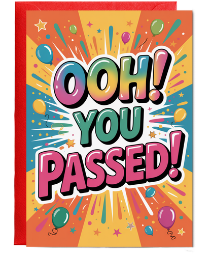 congrats you passed your test