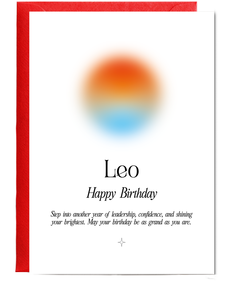 Happy Birthday Leo Star Sign