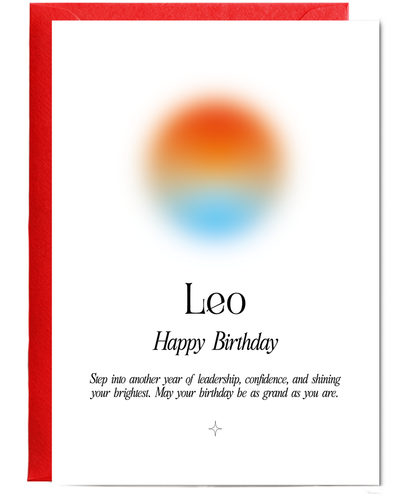 Happy Birthday Leo Star Sign