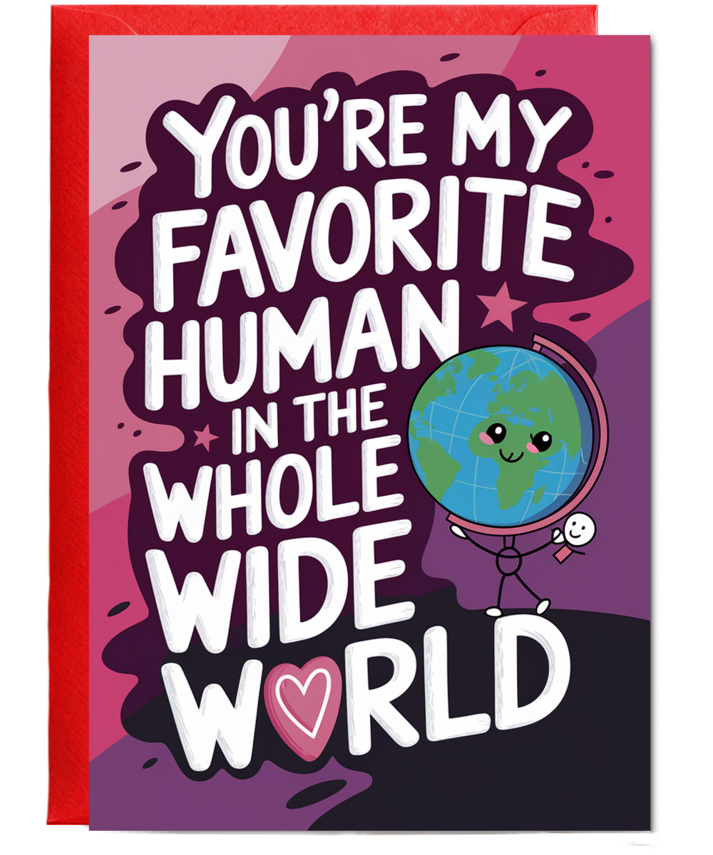 You’re My Favorite Human in the Whole Wide World