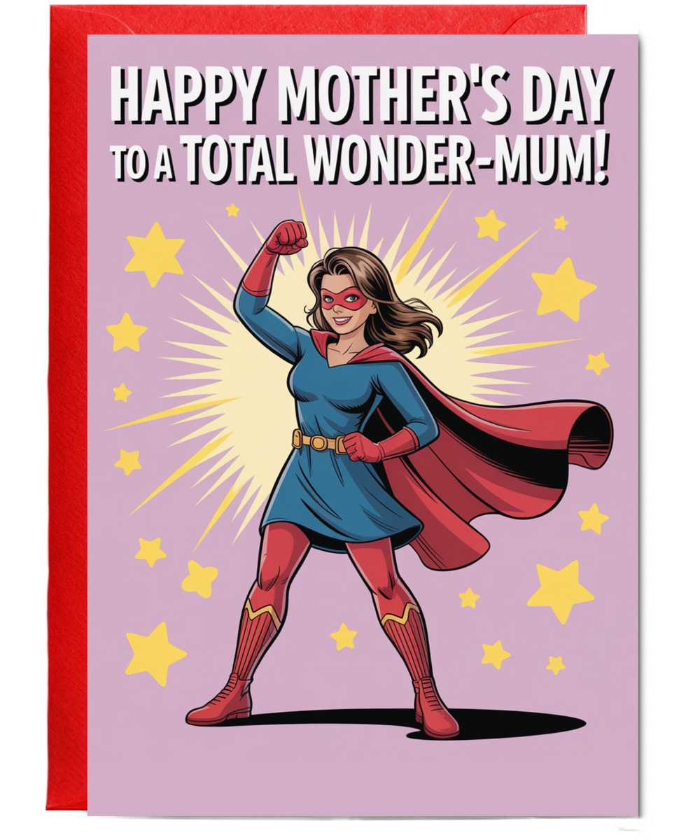 happy mother's day to a total wonder-mum