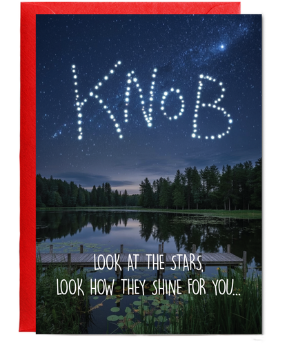 Look at the stars knob