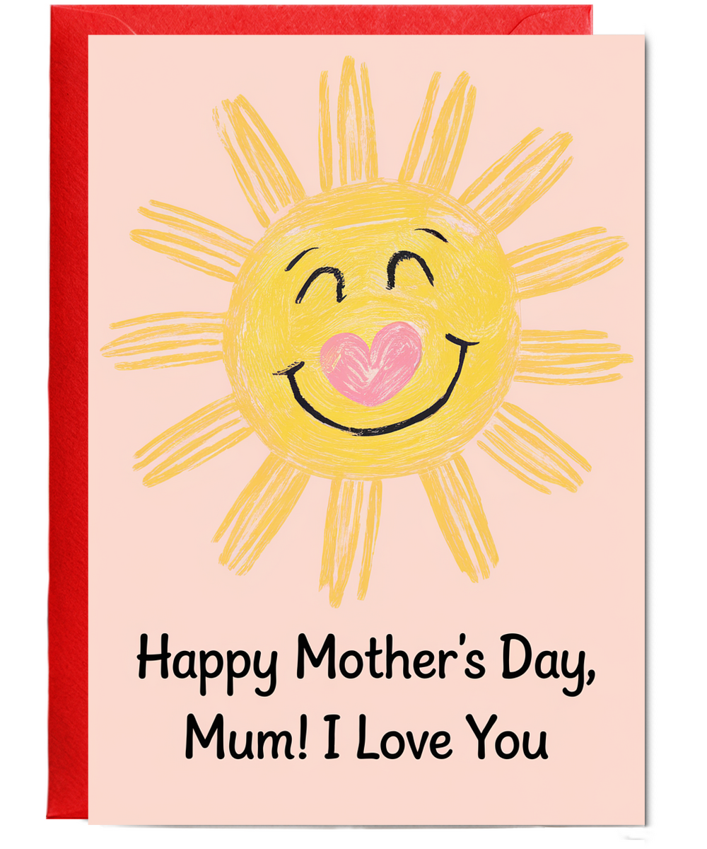 Mother's Day Card Mum I Love You