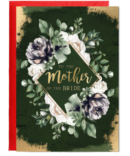 Luxury Botanical Mother Of The Bride Card