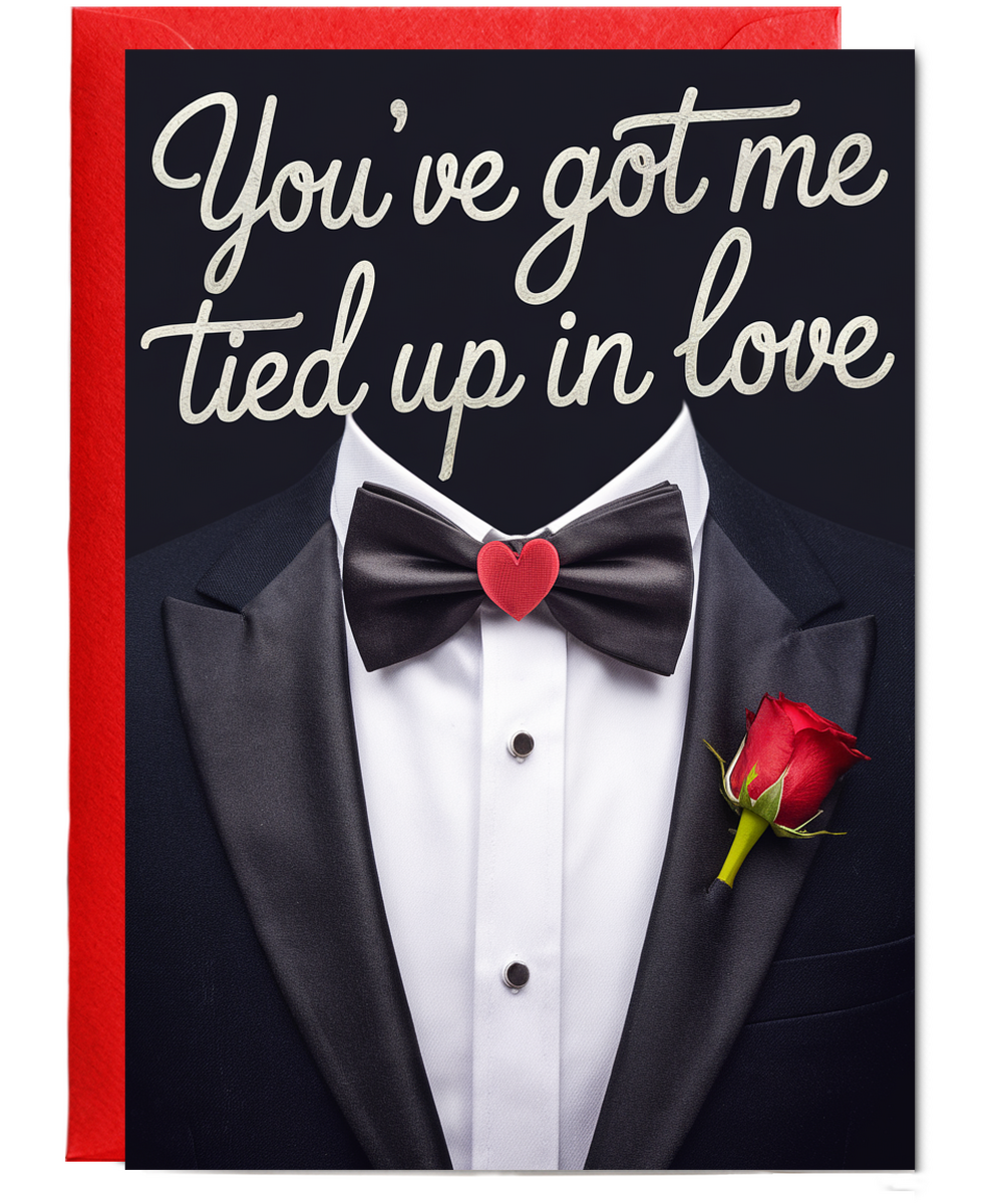 You’ve got me tied up in love Greeting Card