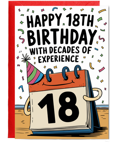 Happy 18th Birthday with Decades of Experience