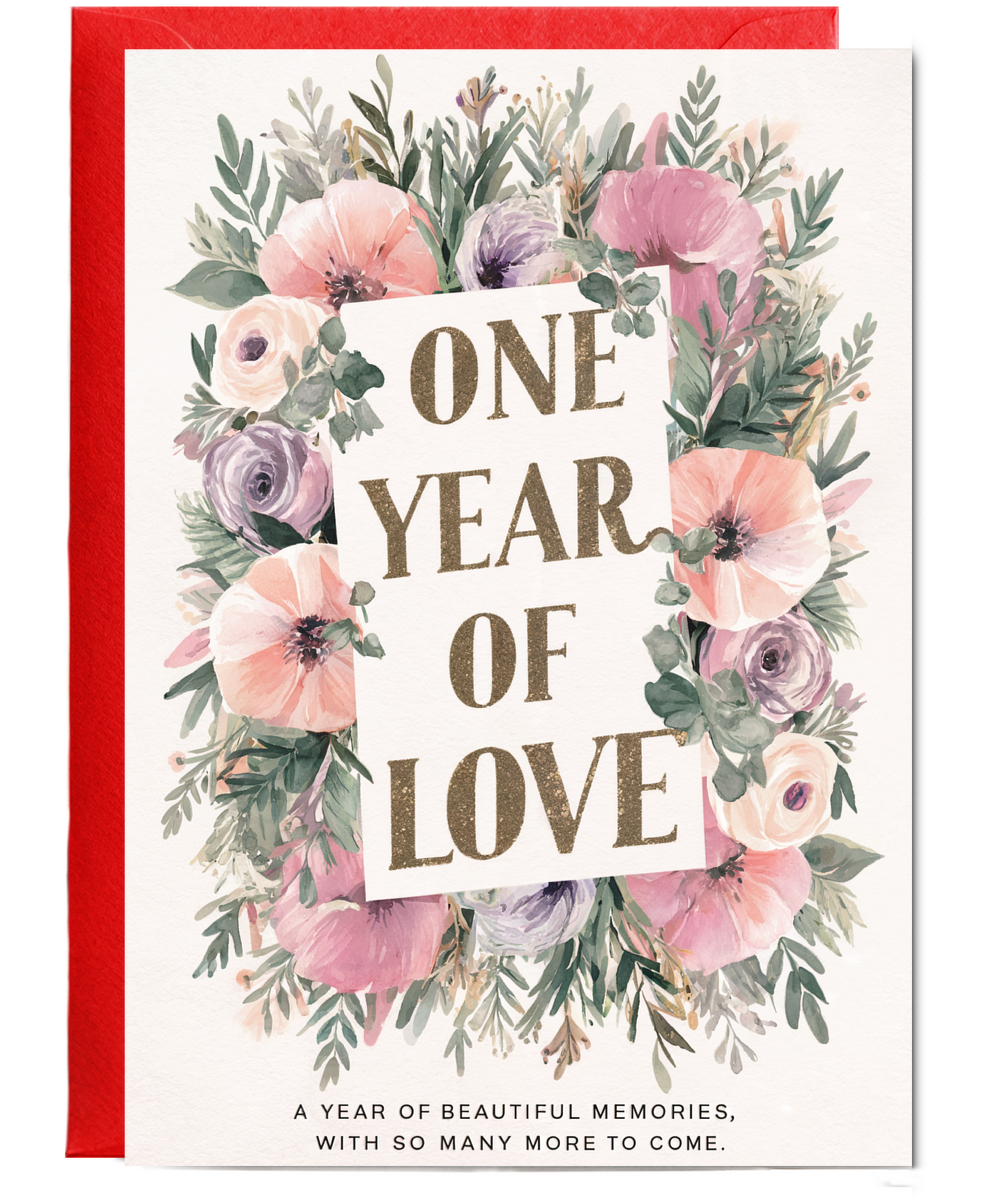 One Year of Love A year of beautiful memories