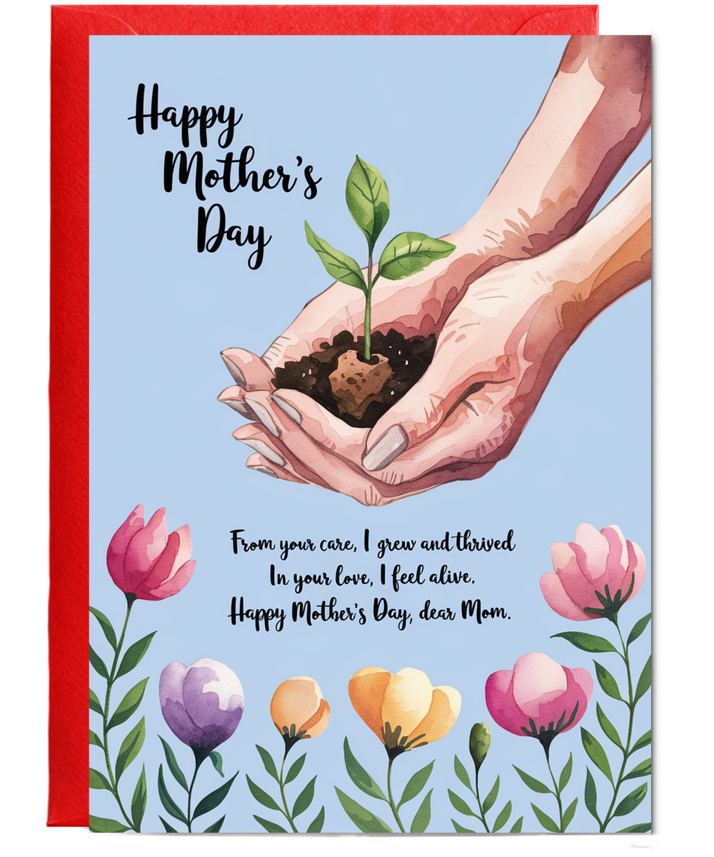 Mother's Day Card In your love Traditional poem