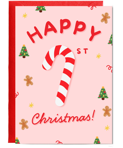 Happy candy cane First Christmas