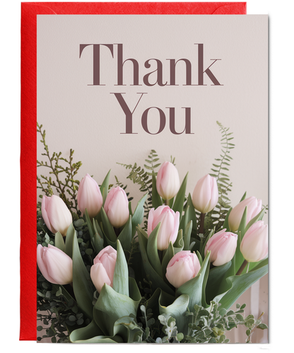 Thank You - Elegant Tulips