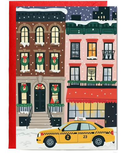 New York christmas street