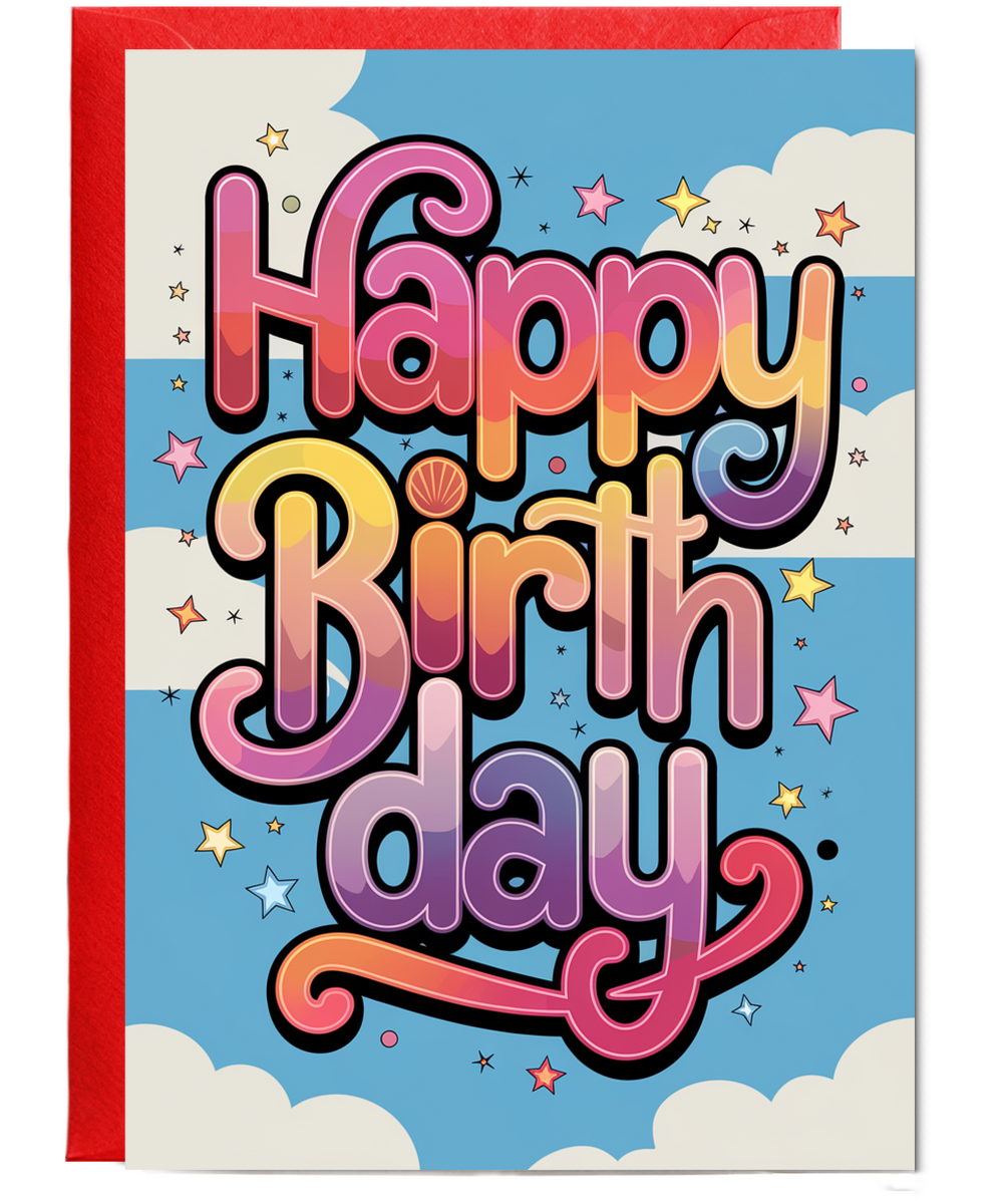 Funky Typography with Gradient Colors