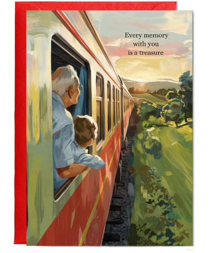 Fathers day grandad every memory with you is a treasure