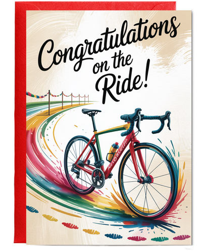 congratulations on the ride