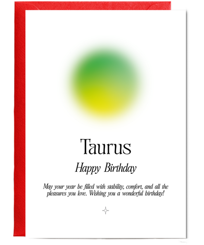 Happy Birthday Taurus Star Sign