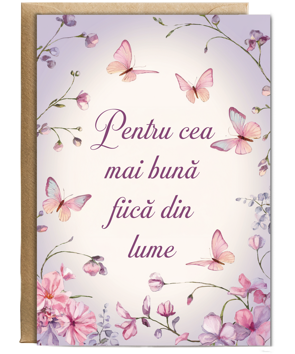 Pentru cea mai bună fiică din lume to the best daughter