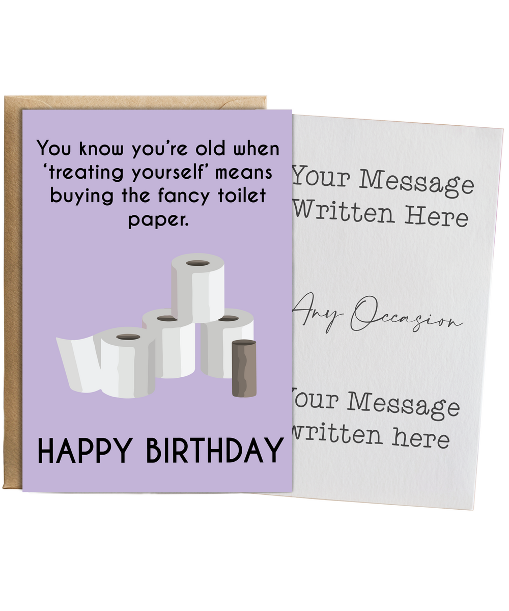 You know you’re old when ‘treating yourself’