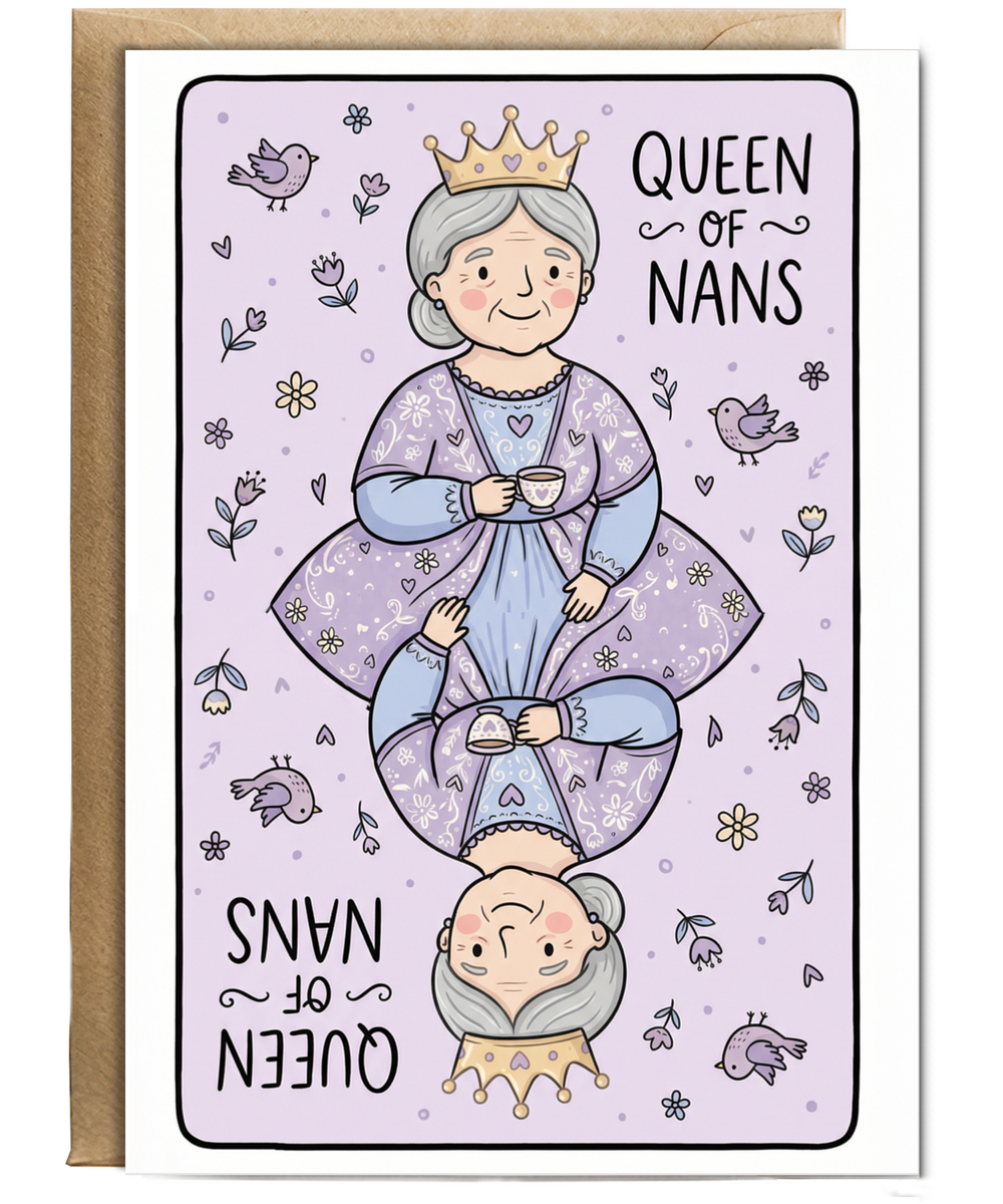 Queen of nans mother's day Happy Birthday