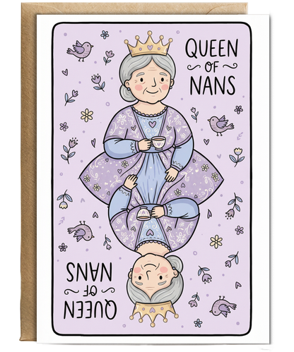Queen of nans mother's day Happy Birthday