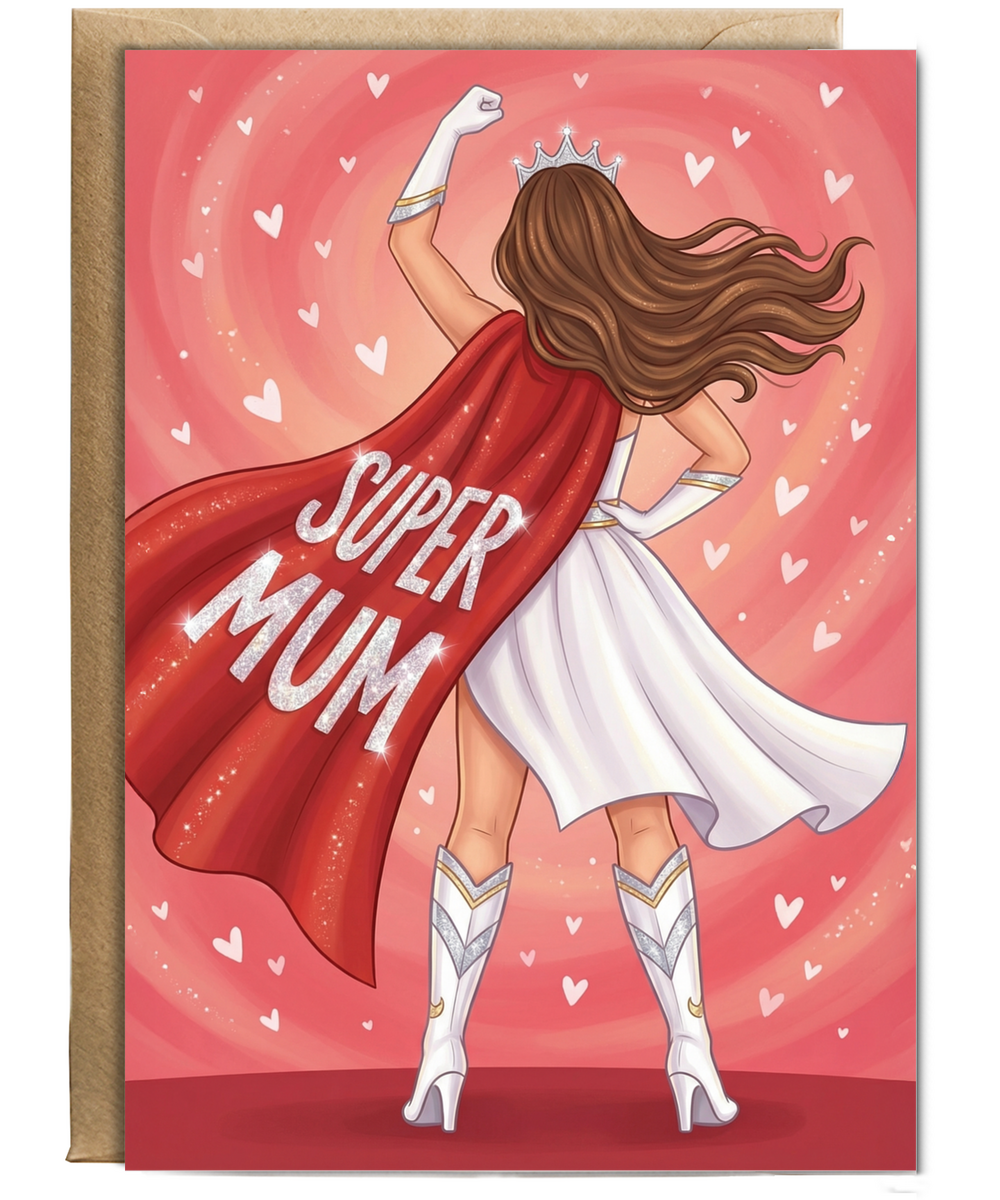 Super mum hero mother's day Happy Birthday