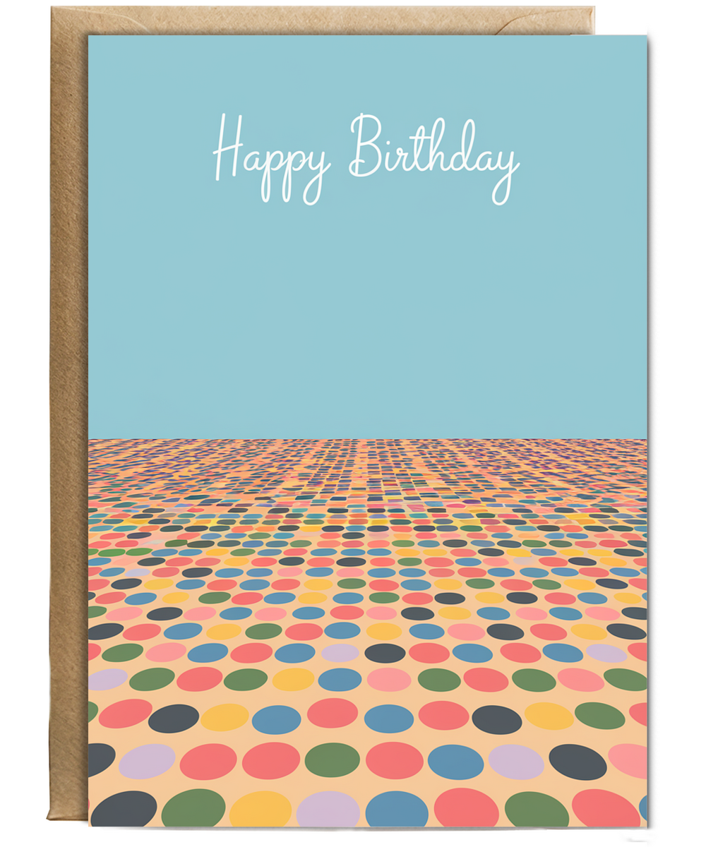 Happy Birthday Card for her Polka dots
