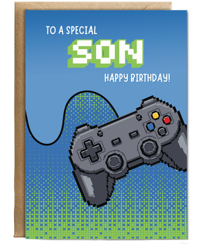 To a special son, happy birthday gaming