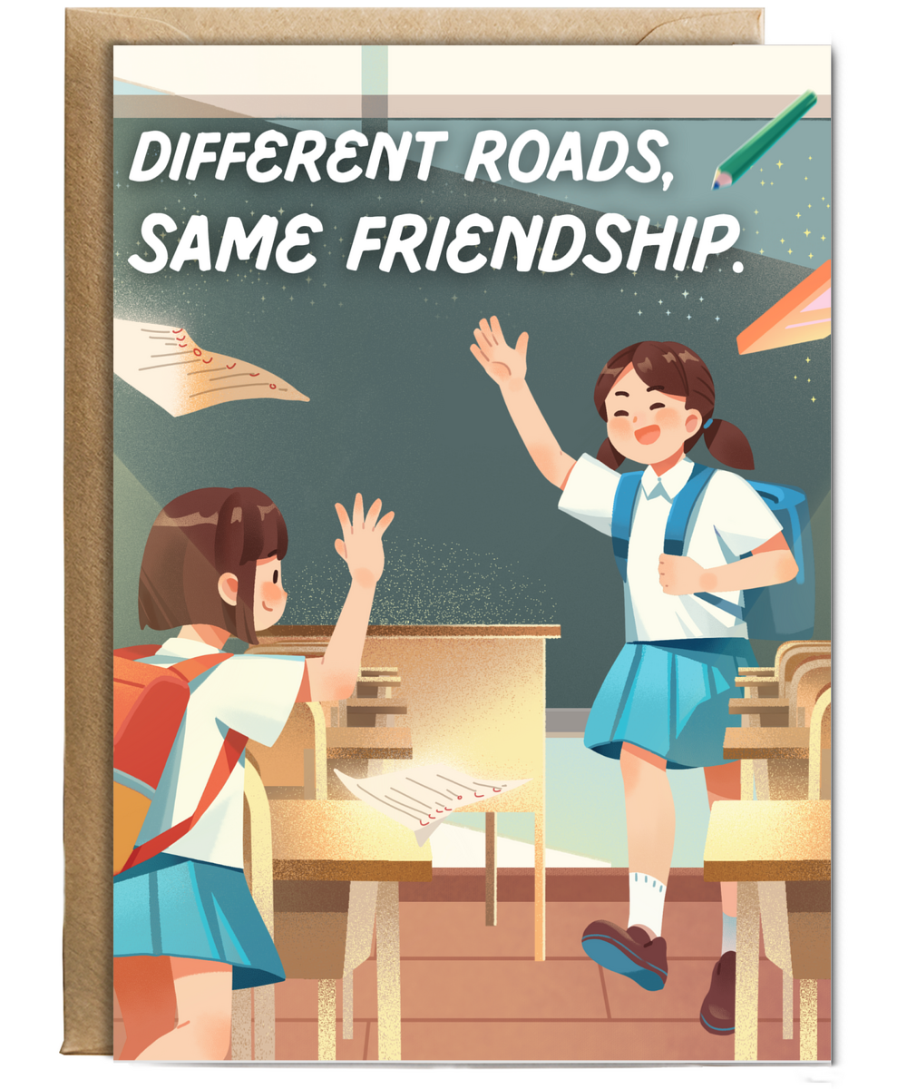 Different roads, same friendship