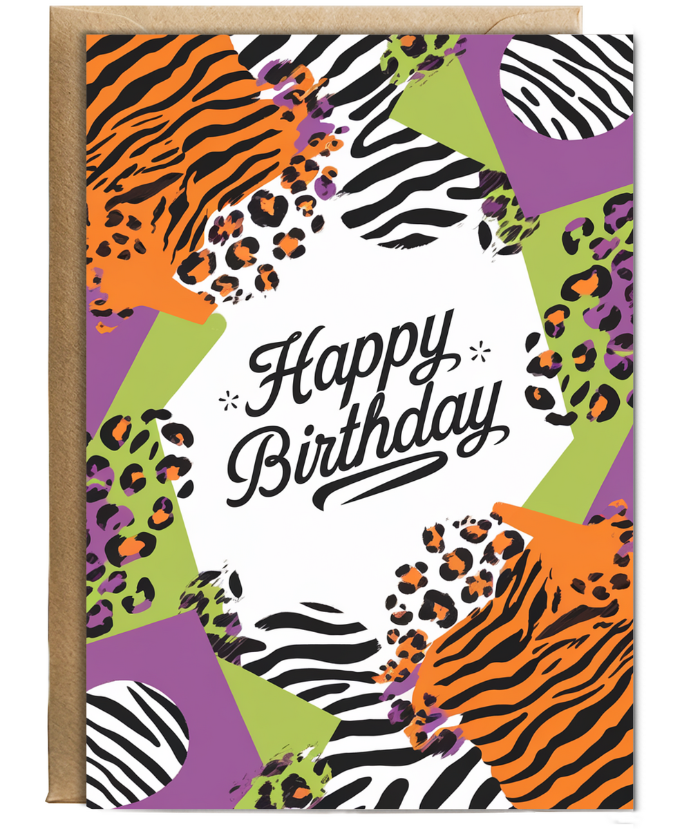 Abstract Animal Prints in Bright Colors