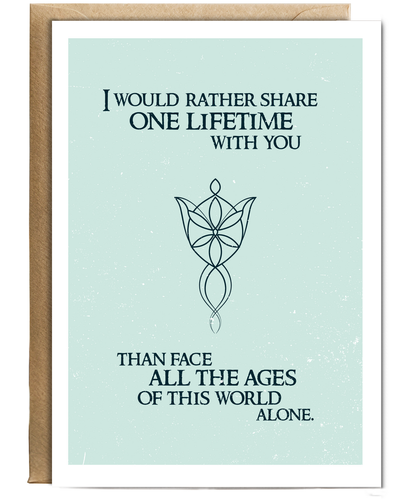 Romantic Quote Share a Lifetime With You